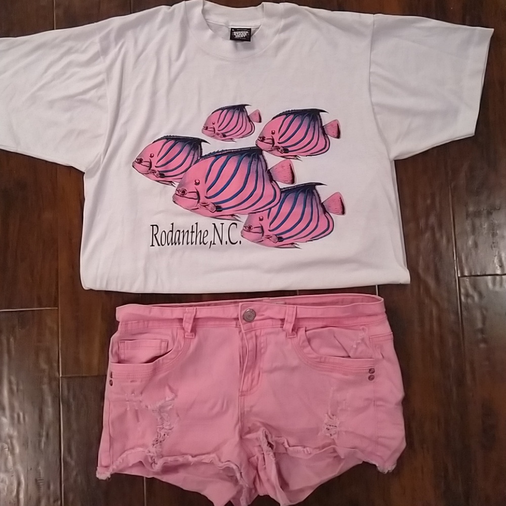 Vintage Pink Vacation Shirt
